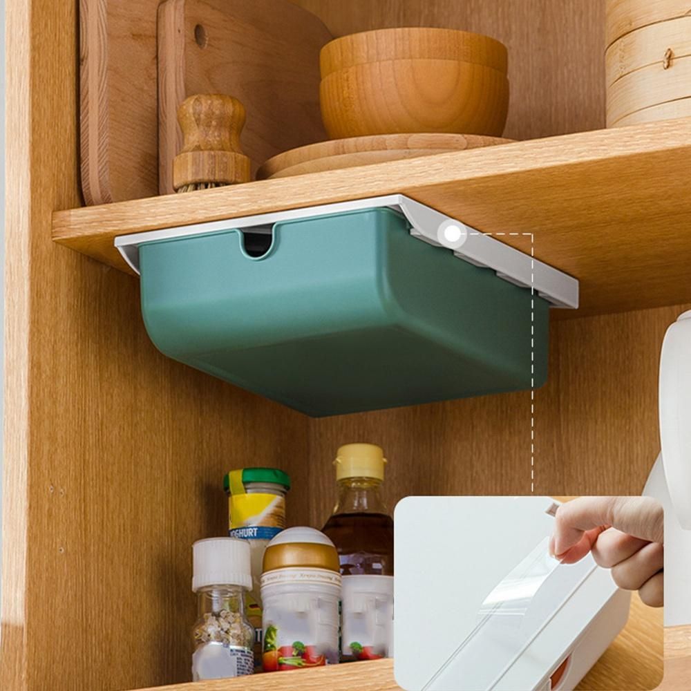 Storage Drawers Self Stick Pencil Tray Desk Table Storage