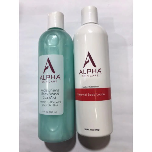 Alpha Skincare Moisturizing Body Wash - 354ml & Lotion - 340g