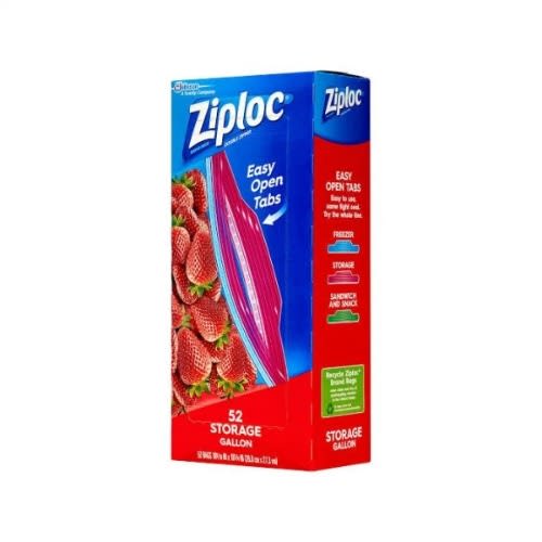 Ziploc Bags - 52 Storage Gallons