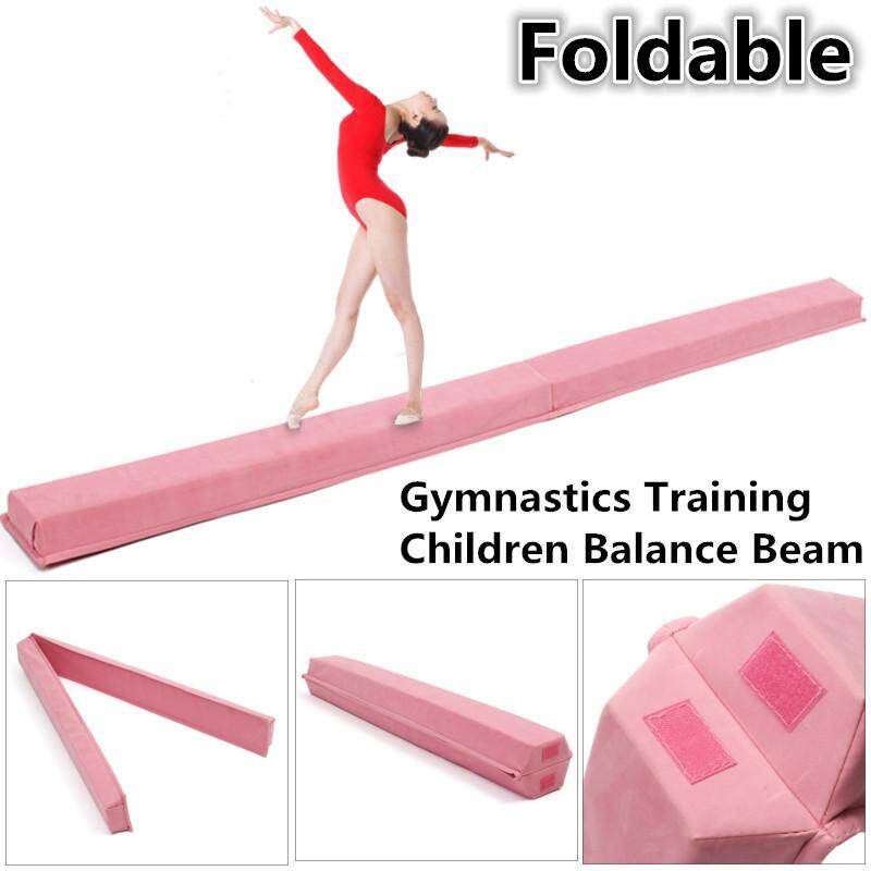 Trapezoidal Section Foldable Gymnastics Training Children Balance Beam Sponge