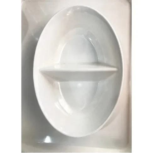 2 Sided Ceramic Plates - 6pcs