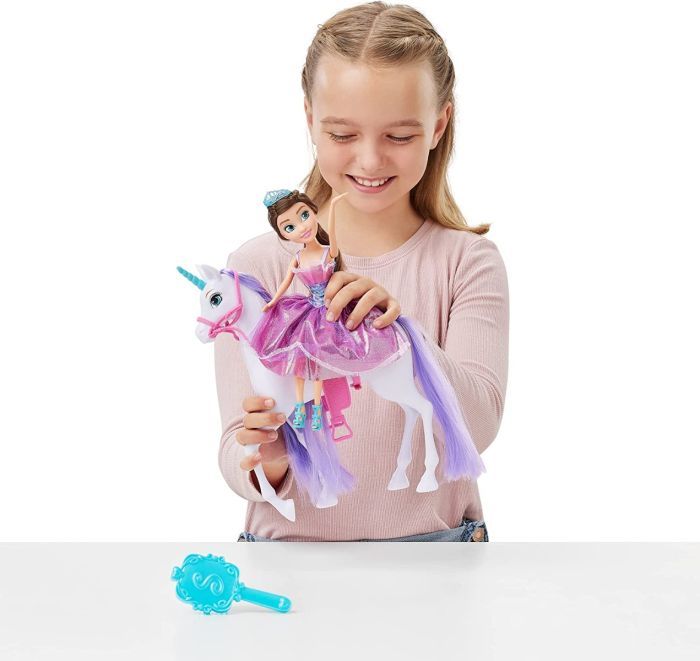 Sparkle Girlz 10.5" Princess With Horse Playset In