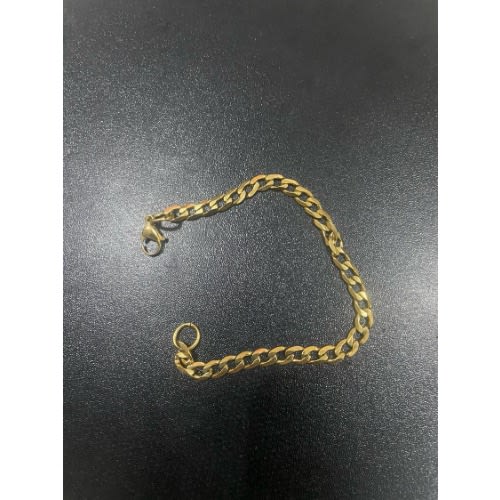 Men Link Bracelet - Gold