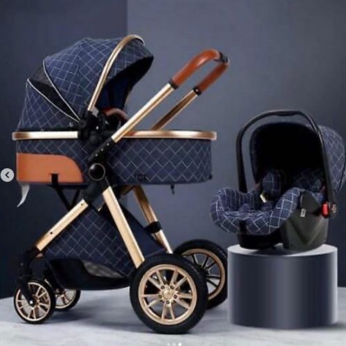 3in1Luxury Baby Stroller Foldable Newborn Infant CarSeat