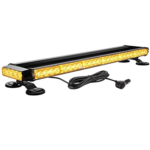 Rooftop Safety Flashing 56 LED Amber Strobe Light Bar For To