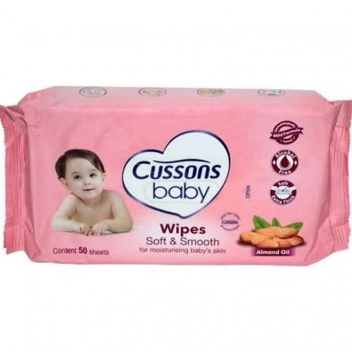 Baby Wipes  -50 Counts - Pink