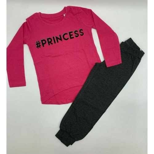 Princess Pyjamas Set - Pink
