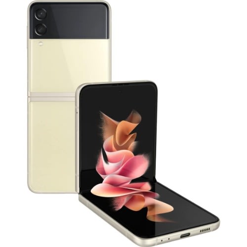 Galaxy Z Flip 3 - 5G - 6.7" - 128GB ROM - 8 GB RAM- Single Sim - Flex Mode Intuitive Camera - Cream
