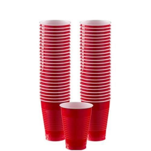 Disposable Cups Big Size - 100mL (100pcs) - Red