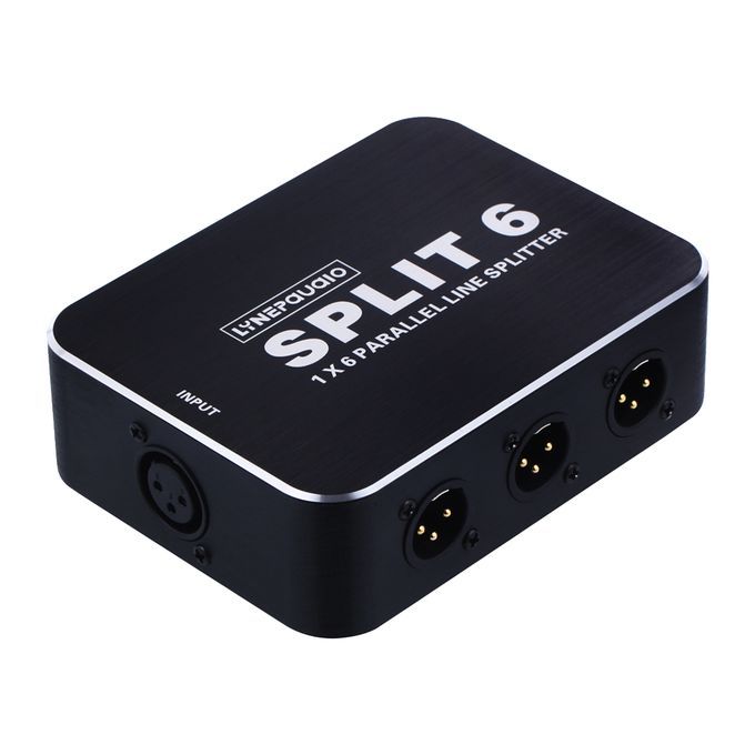 New XLR Splitter 6 Level Signal Splitter Audio Speaker Audio Equipment