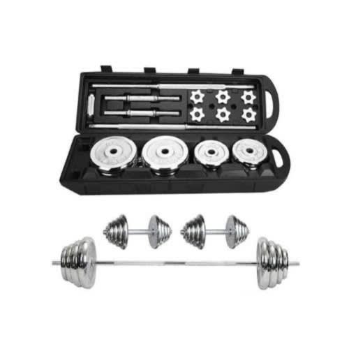 Power Fitness Dumbbell 50kg Set Dumbells And Barbell -14 Irons