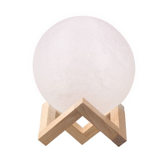 Wood Bracket Moon Lamp Holder Detachable Wooden Stand For