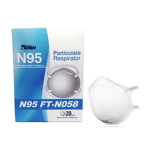 Vintage-Star&trade; N95 Cup Shaped Particulate Respirator - 20 Pcs - Niosh Approved