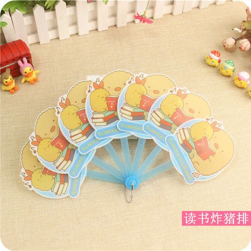 Folding Mini Portable 1PC Handheld Fan Fan Cute Creature Hand Fan Corner Pocket PP Travel Portable Mini
