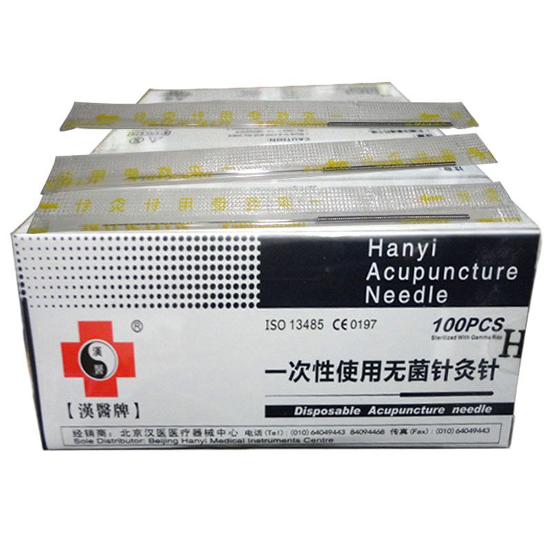Box Packaging 100 A Disposable Sec Hanyi Needle Acupuncture Individual Pieces
