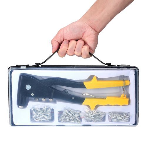 Heavy Duty Riveter Set With 200 Rivets Manual Pop It Metal Rivet Gun Tools And Blinds Remaches Rivetsortment Kit Set