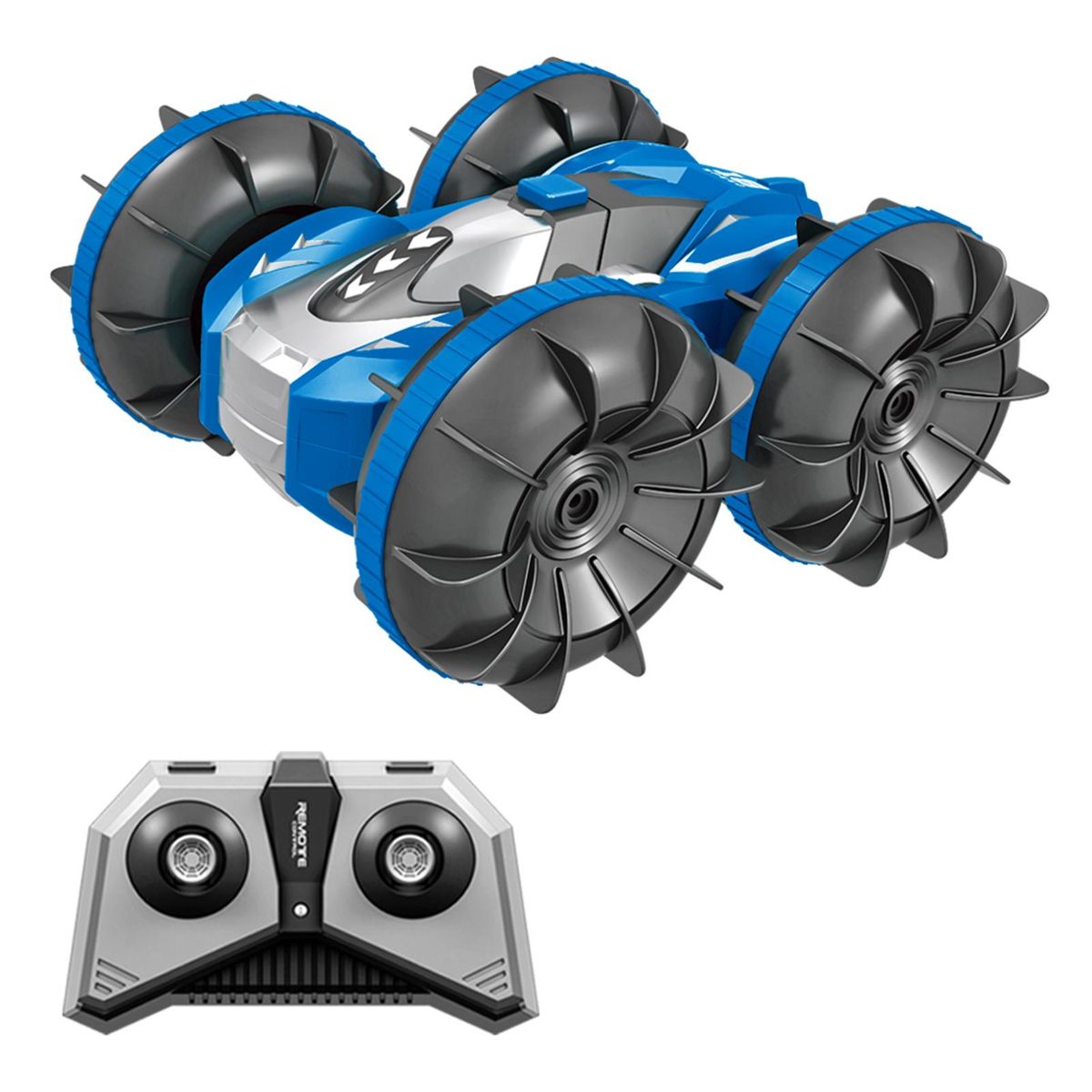 RC Stunt Car Amphibious 4WD RC Car 2 in 1 RC Boat 2.4Ghz 360&deg; Rotate All Terrains