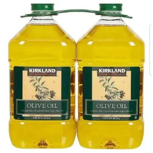 Kirkland Signature Refined Olive Oil & Its Extra Virgin Olive Oil - 3 Litres X 2
