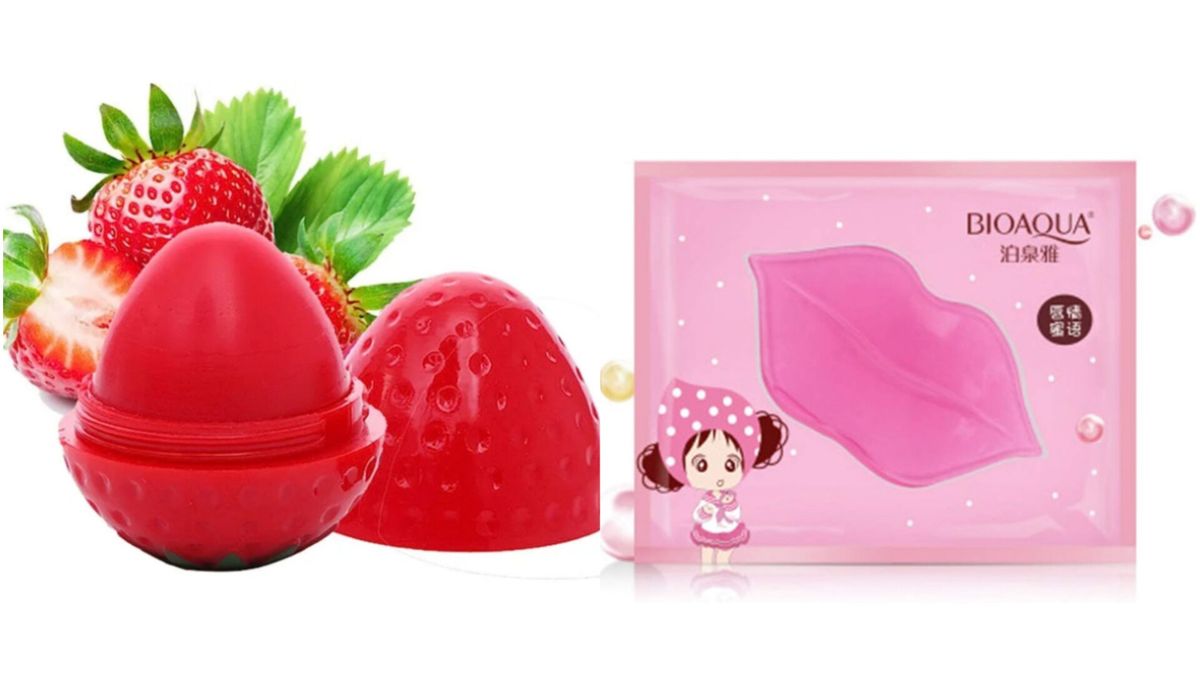 Lip Balm + Collagen Lip Mask (2 In 1  Moisturizing Lip Set)