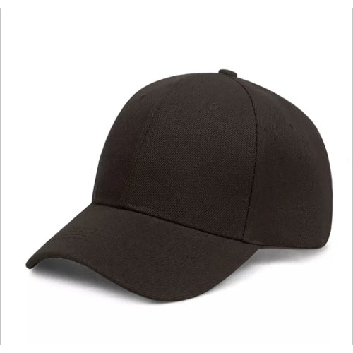 Plain Face Cap -Chocolate Brown