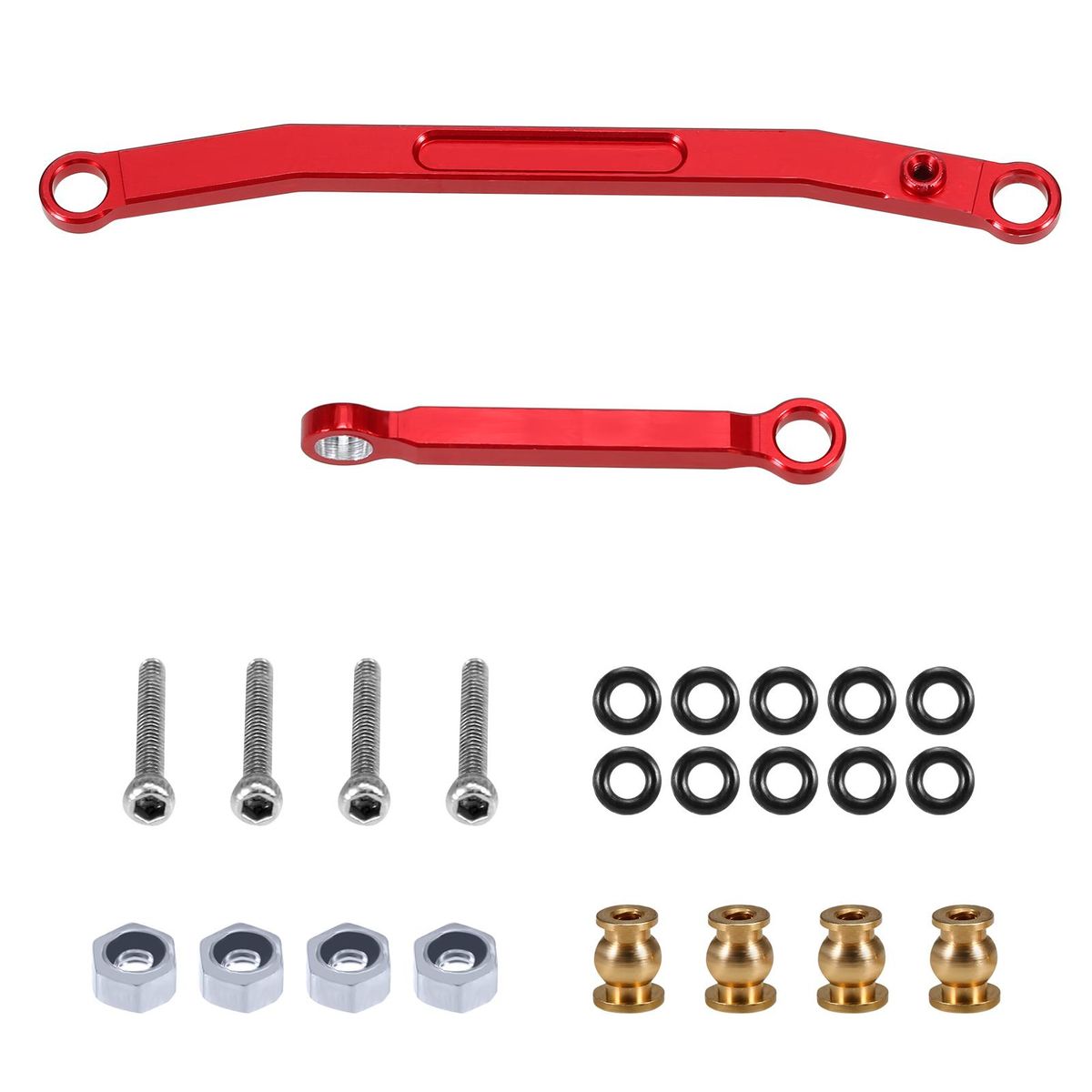 Metal Steering Linkage Tie Rod Set for 1/24 Axial SCX24 AXI90081 AXI00001 AXI00002 High-Tightening Link RC Crawler Car Upgrades Parts