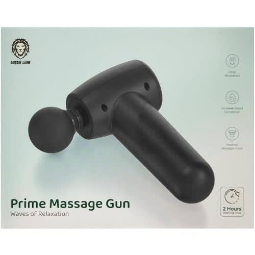 Prime Massage Gun with 7 Interchangeable Heads - HeatingMassage for BloodCirculation Deep Relaxation