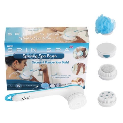 Spin Spa Bathroom Body Scrub & Brush