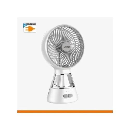Novel Design Rechargeable Fan With Lighting Function - 1500mAh