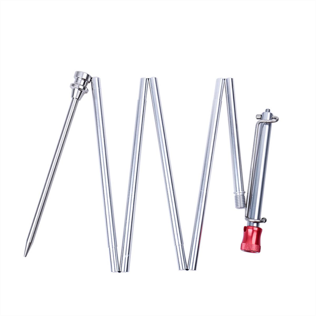 Camping Folding Lamp Pole Portable   Lightweight Aluminum