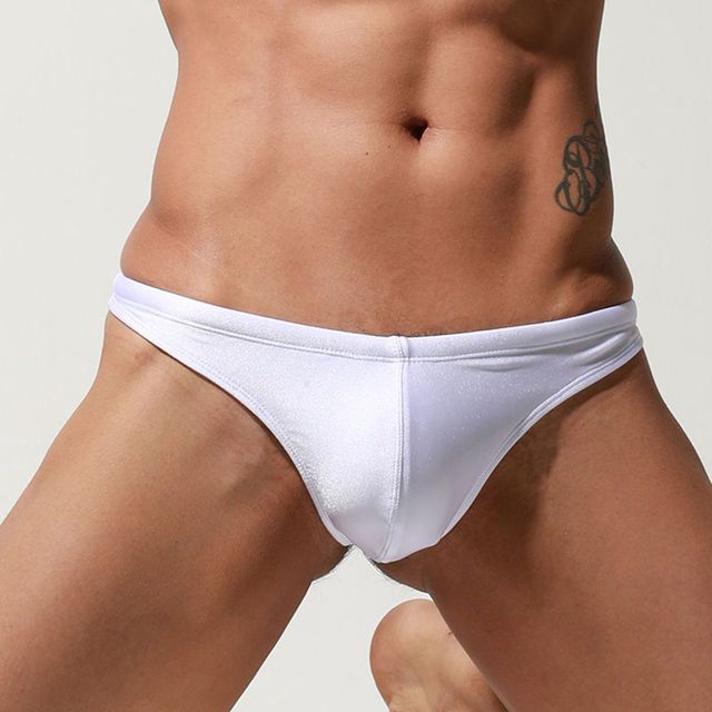 Desmiit Swimwear Swim Thong Men Mini Briefs Sexy Tanga Bikini Swimming