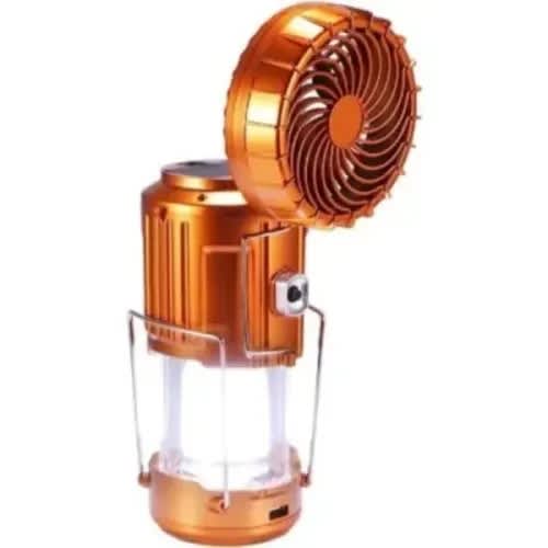 Solar Charging Rechargeable Camping Light With Fan