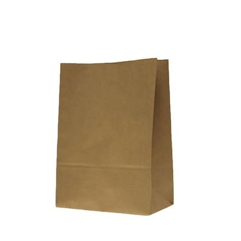 Brown Paper Bag For Takeout - 25pieces