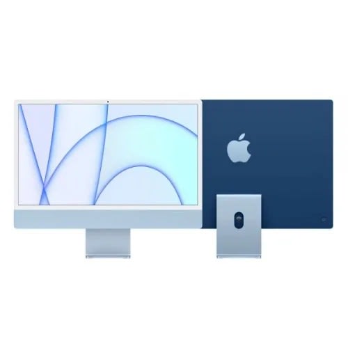Imac 24&rsquo;&rsquo; With M1 Chip 8- Core 8GB RAM - 256GB SSD - Mac Os - Blue