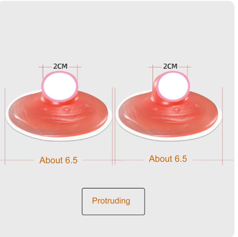 Silicone   Sunken Prosthetic  Chest Paste Femalep Y Soft-Style 3Protruding-ONE SIZE FITS ALL