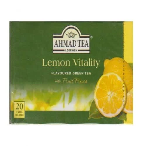 Ahmad Tea Natural Green Tea Lemon Vitality - 20 Teabags