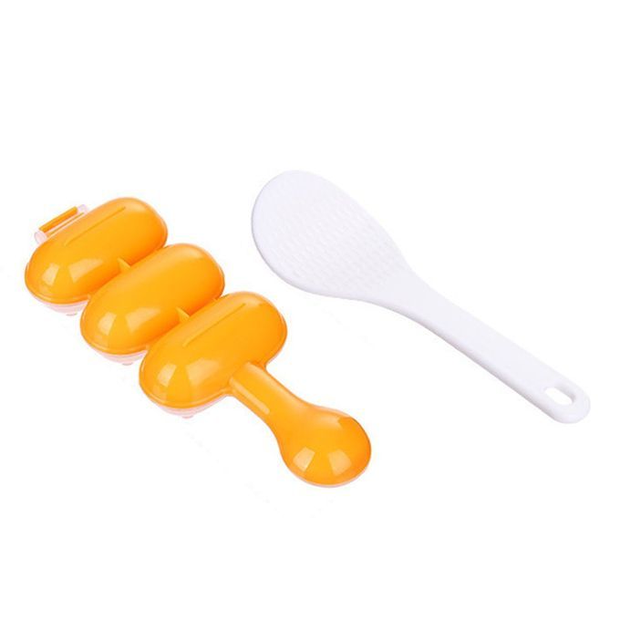 Hildren's  Artoon Ri E Ball Mold Set Infant Food Su Lement Round Ri E Ball-orange-17 * 3.5cm