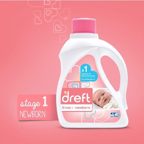 Newborn Hypoallergenic Baby Laundry Detergent Liquid Soap (he) Natural For Baby 1.48l