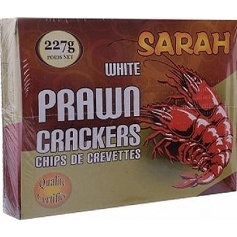 Sarah Prawn Crackers - 227g X 2 - White