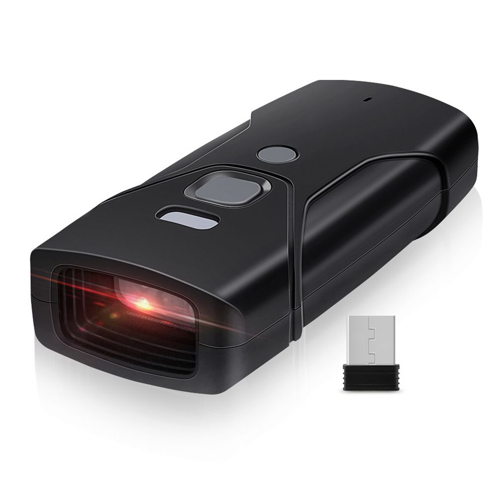 Portable Handheld Barcode Scanner Wired+2.4G+BT Three-mode Connection