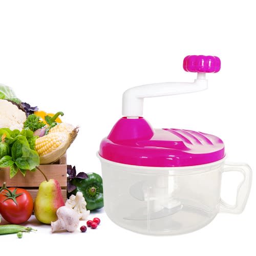 Manual Food Processor And Blender With Egg Beater Included