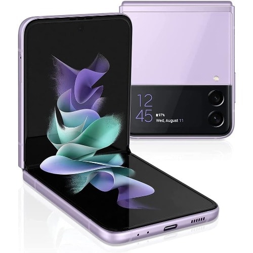 Galaxy Z Flip 3 -5G - 6.7" - 128GB ROM - 8 GB RAM- Single Sim - Flex Mode Intuitive Camera - Lavender