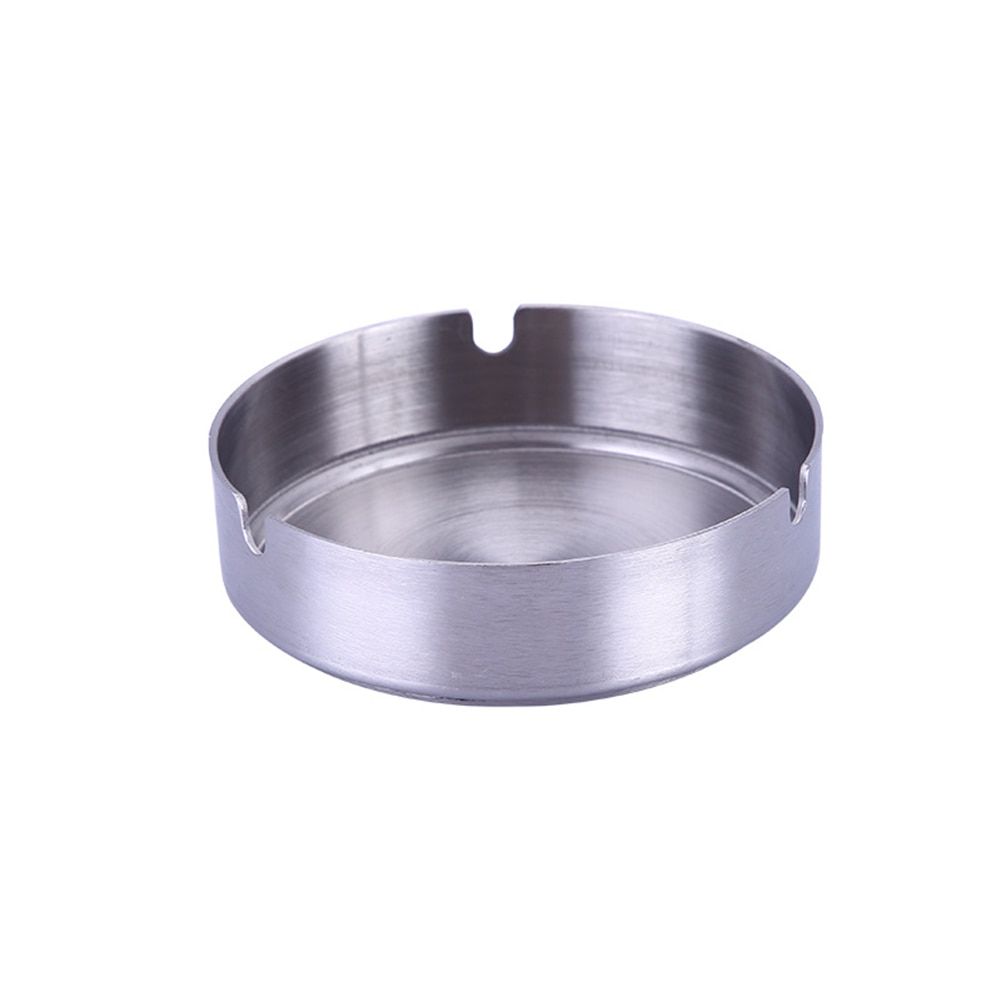 Stainless Steel Gold-plated Ashtray Drop-resistant For Internet Cafe Restaurant El Home Use Smoking Accessories