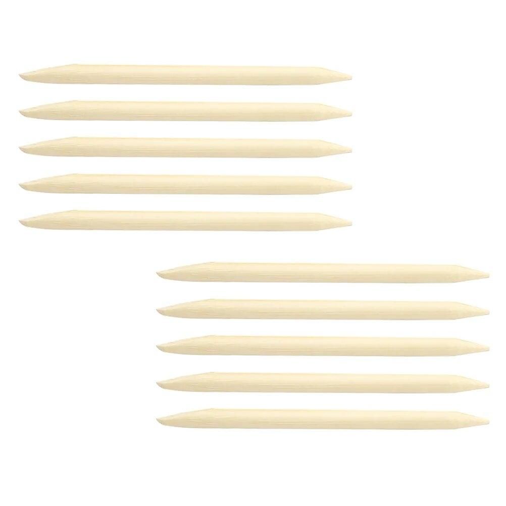 30 Pcs Scratch Stick Kids Stylus DIY Painting Tools Nail Supply Bamboo Pens Child Natural Sticks