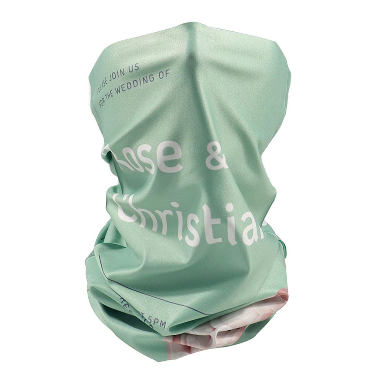 Cycling Face Hood Windproof Dustproof Sunshade-Cyan