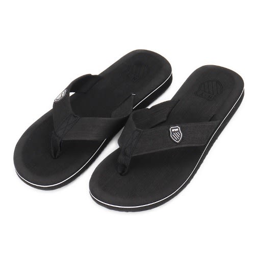 Summer Flip Flop Slippers - Black