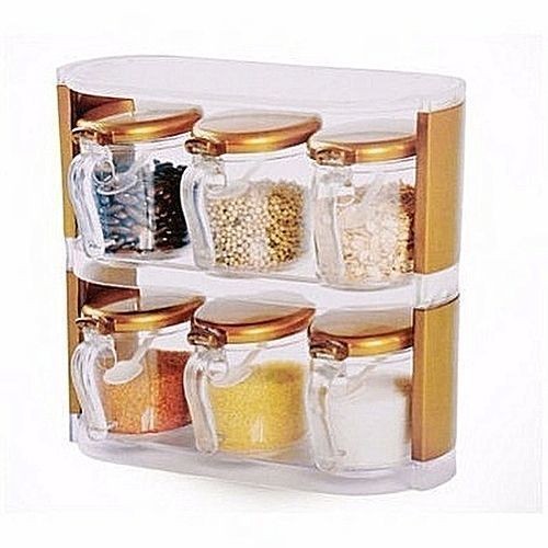 6pc Containers Kitchen Seasoning/spices/condiment Box