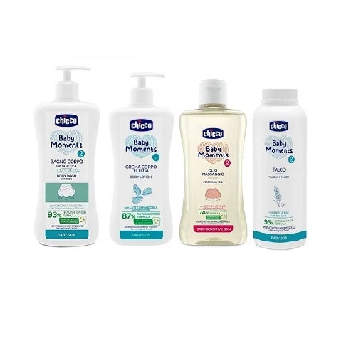 Chicco Baby Lotion- Wash- Powder And Oil Combo
