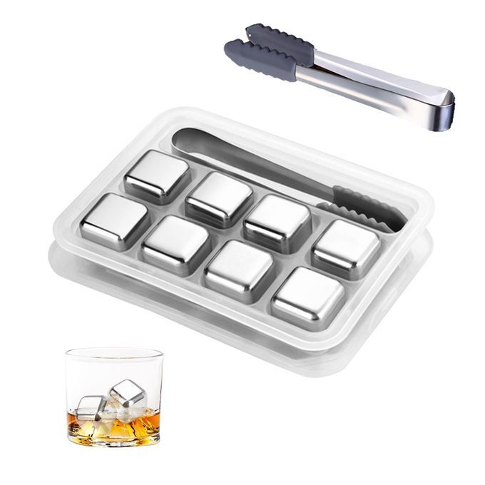 Whiskey Stones Stainless Steel Chilling Stones Whiskey Ice