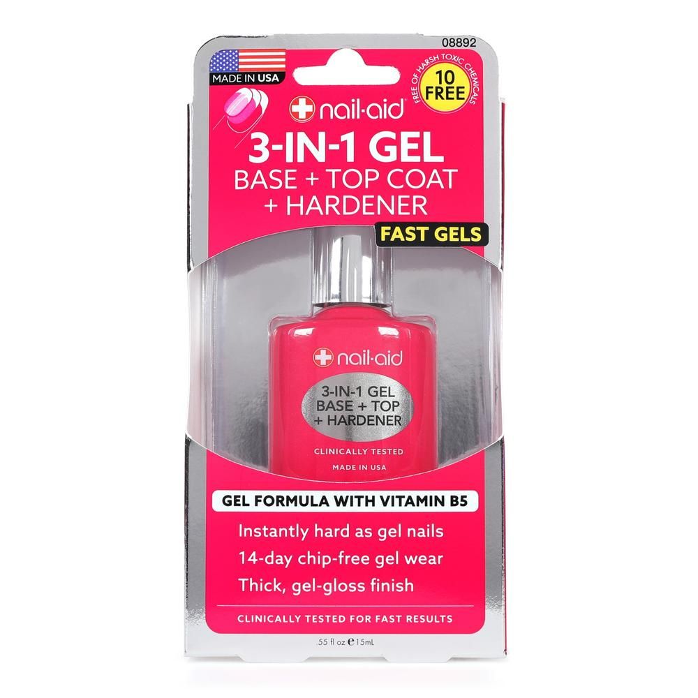 3-in-1 Gel Base + Top Coat + Hardener