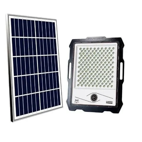 Outdoor Solar Flood Light With Cctv Camera - 200w